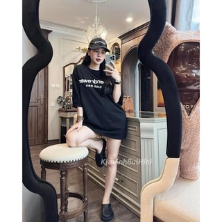 Áo Phông Áo Thun Nữ Tay Lỡ Dáng Thụng Đồ Đôi Hội Nhóm Unisex Cotton Nhũ 2 Size 40-70kg Mẫu AOPHONGNHUENDWANG. A7
