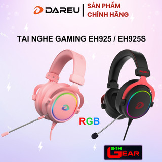 Tai nghe gaming dareu eh925s pro led rgb / queen hồng 7.1 usb