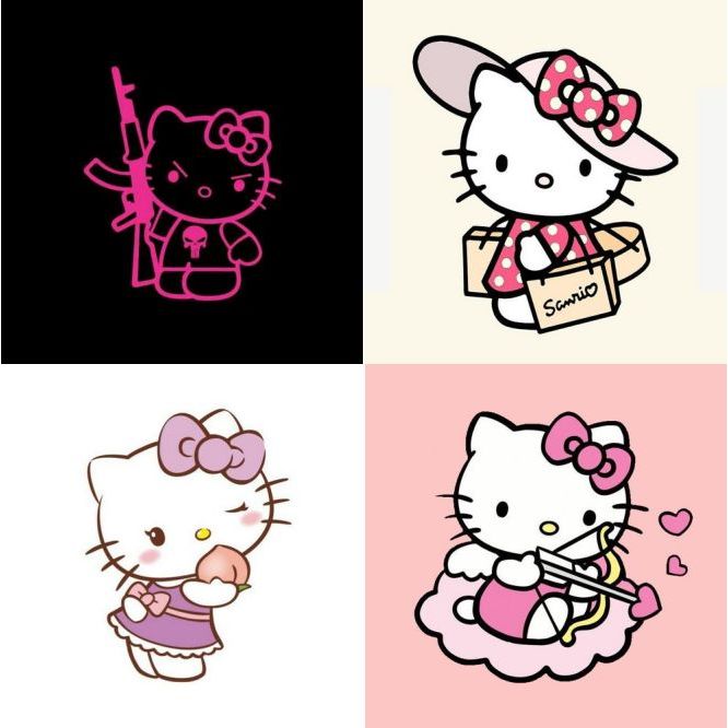 Hình ủi nhiệt HELLO KITTY , Y2K (Nhiều mẫu & Đủ kích thước HK2)