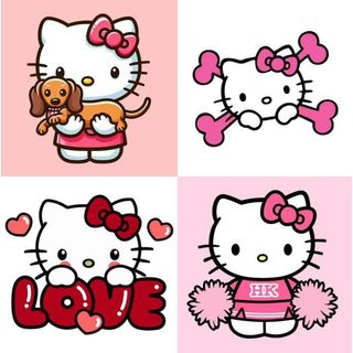 Hình ủi nhiệt HELLO KITTY , Y2K (Nhiều mẫu & Đủ kích thước HK2)