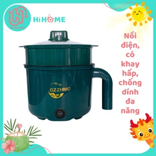 Nồi Điện Chống Dính Đa Năng, Chế Biến Đa Dạng Món Xào, Chiên, Súp, Canh, Tặng Khay Hấp – Bảo Hành 3 Tháng