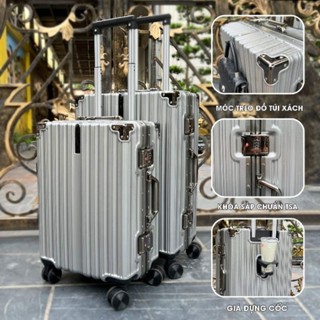 Vali Khung Nhôm RMWA33 Cao Cấp LOẠI 1 Ngồi lên được Cứng Cáp chống rạch móc,chống va đập.Hàng cao cấp BH 05 năm