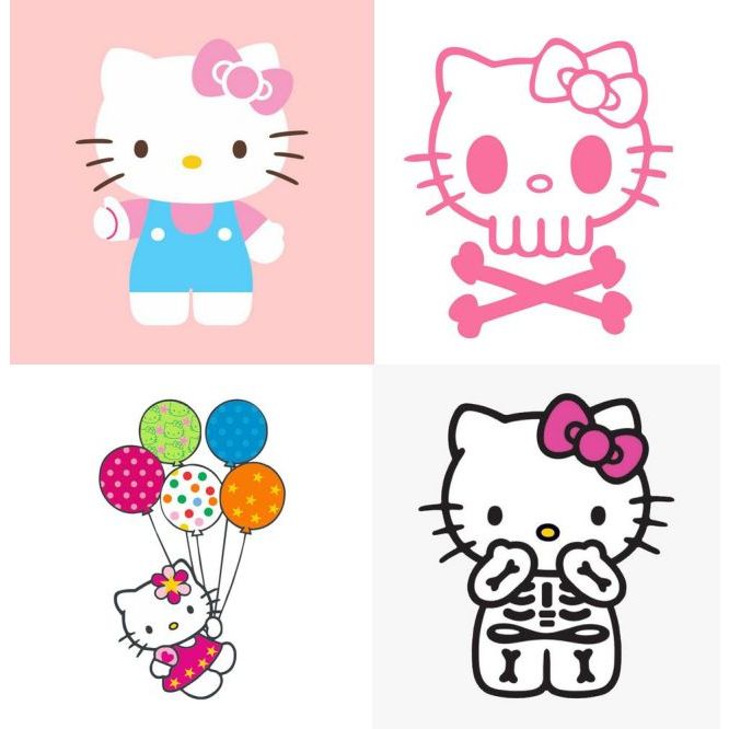 Hình ủi nhiệt HELLO KITTY , Y2K (Nhiều mẫu & Đủ kích thước HK7)