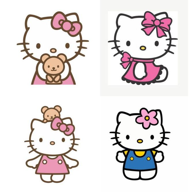 Hình ủi nhiệt HELLO KITTY , Y2K (Nhiều mẫu & Đủ kích thước HK8)