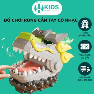 Đồ chơi rồng khủng long cắn ngón tay nghịch răng X KIDS loại mới có đèn nhạc giải trí vui nhộn giảm stress cho bé