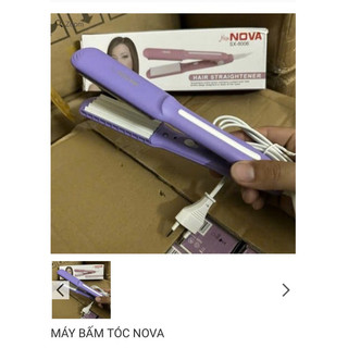 Máy dập phồng chân tóc- Máy dập xù chân tóc mini nova, máy bấm tóc nova
