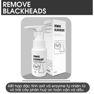 Ủ mụn đầu đen remove blackheads - dmp chính hãng tmedical 50ml