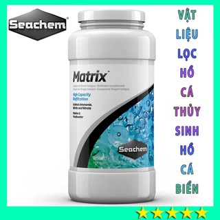 Vật liệu lọc Seachem - Matrix giúp vi sinh phát triển xử lý nước hồ thủy sinh, hồ cá biển san hô - Hộp 1 Lít