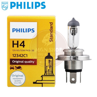 Đèn [philips halogen] [3200k] [h4 12v 60/55w] [01 bóng/bộ]