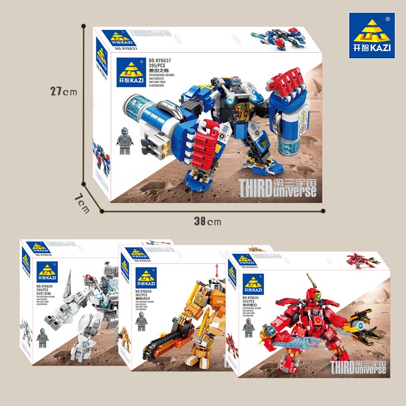 Đồ Chơi Lắp Ráp Mô Hình Mecha Robot Blue Titan - Kazi (chọn mẫu)