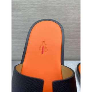 ⚡️ HOt🔥 Dép lê nam ℍ.𝕞 đen đế cam fullbox