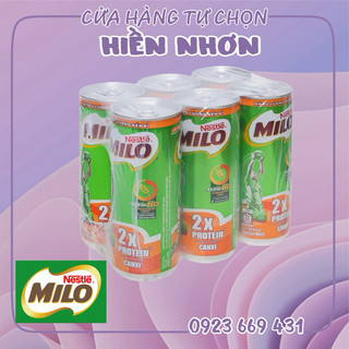 Lốc 6 lon] sữa lúa mạch milo active go lon 240ml
