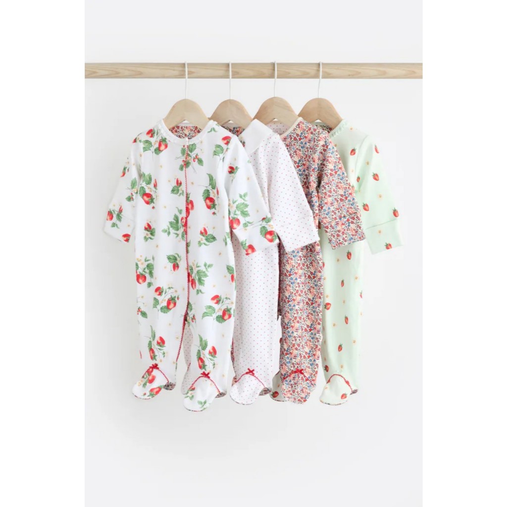 Body cotton liền tất NEXT bé trai bé gái 3m-24m