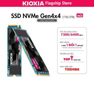 Ổ cứng SSD KIOXIA M2 PCIe 4.0 NVMe Gen4x4 2280 [ Exceria Plus G3 NVMe / Exceria Pro NVMe ] - Hàng Chính Hãng