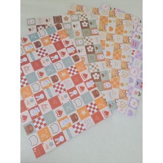 Giấy gói quà dễ thương 1 mặt 26x37cm