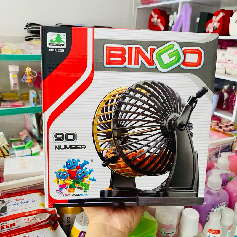BỘ ĐỒ CHƠI LÔ TÔ QUAY SỐ BINGO 90 SỐ 24 TỜ DÒ ( HÀNG LOẠI 1 TO ĐẸP VÀ CHẮC CHẮN)