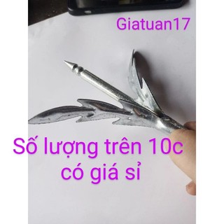 (cao 13cm)Chông hàng rào sắt, chông lá cửa cổng mạ kẽm trắng ( chông hàng rào sắt)