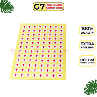 1 Tập Nhãn dán mũi tên, Decal dán mũi tên báo lỗi