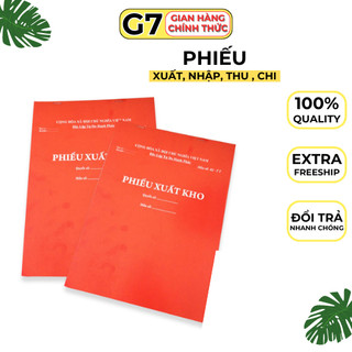 (A4 dày 100 tờ) phiếu xuất kho,phiếu nhập kho,phiếu thu,phiếu chi A4 Có Rãnh Xé đủ liên
