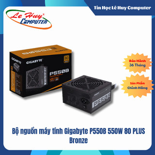 [Mã 99ELHA giảm 7% đơn 300K] Bộ nguồn máy tính Gigabyte P550B 550W 80 PLUS Bronze Chính Hãng