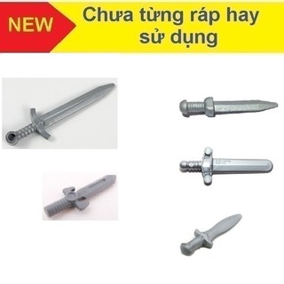 Đồ chơi xếp hình phụ kiện Lego Các loại Kiếm, Kiếm hiệp sỹ dành cho lính trung cổ Castle Kingdom