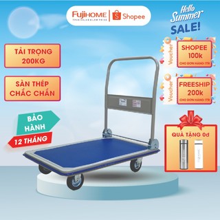 Xe đẩy sàn thép 4 bánh nhập khẩu FujiHome