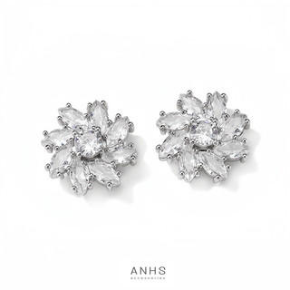 Bông tai bạc 925 LYS | ANHS Accessories