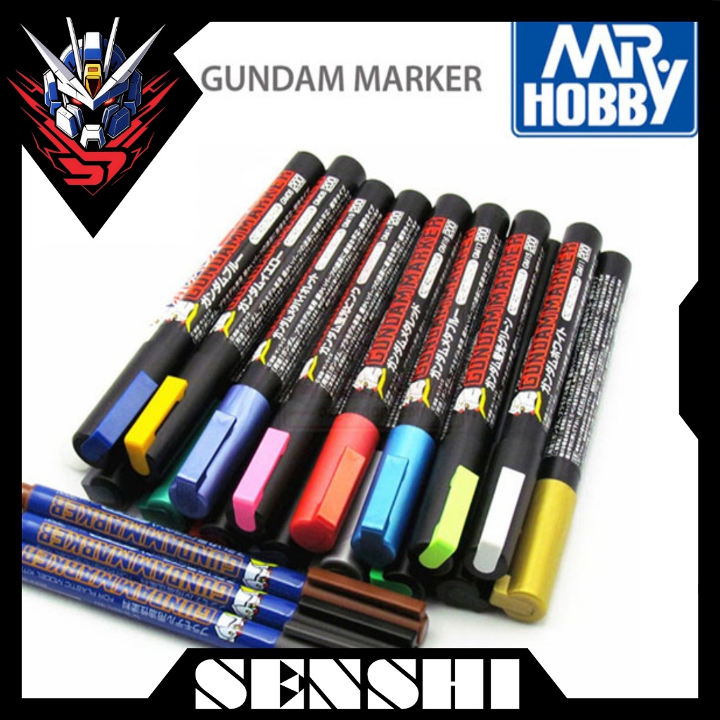 Bút kẻ line/kẻ chảy Gundam Marker MR. Hobby - GM01, GM02, GM03, GM301, GM302, GM303, GM300