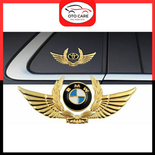 Tem Dán Logo Bống Lúa Cánh Chim 3D Trang Trí Xe Hơi Đủ Hãng Xe Toyota/Hyunda/Honda/Mazda/KIA... OTCVN