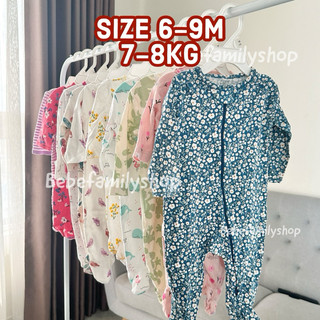 Bộ body liền thân cho bé gái/ Body liền tất, body dài không tất cho bé/ Sleepsuit cho bé gái xuất dư- SLG
