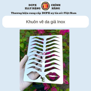 Khuôn vẽ da giả chân mày, Khuôn inox vẽ mày môi trên da giả tập xăm