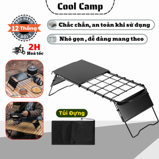 Kiềng Nướng Mini Dã Ngoại Gấp Gọn Điều Chỉnh Độ Dài Độ Cao Phù Hợp Cho Những Chuyến Camping, Du Lịch