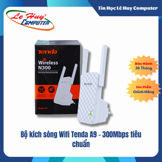 Bộ kích sóng Wifi Tenda A9 - 300Mbps tiêu chuẩn