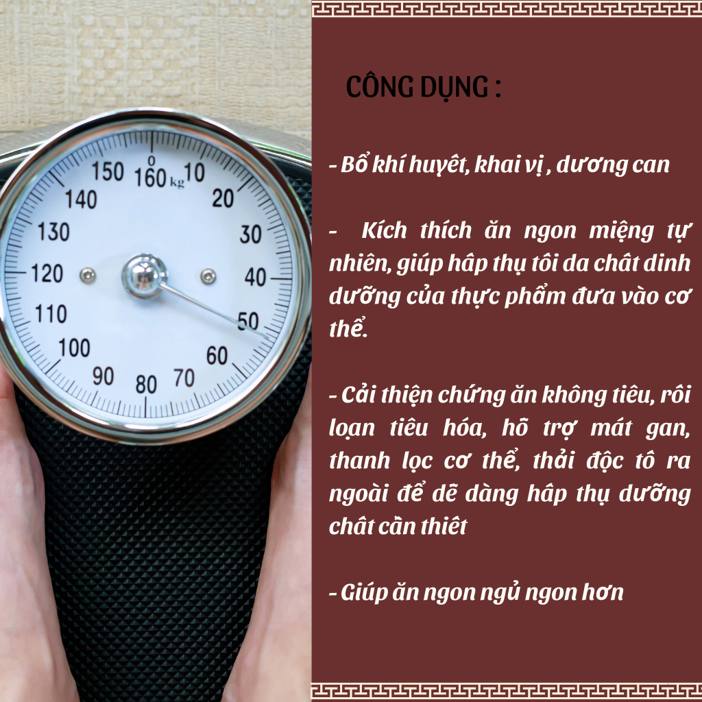 Trà Tăng Cân Bội Lan Đường - Giúp Ăn Ngon, Ngủ Ngon, An Toàn Không Tích Nước - bịch 50 lọc