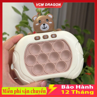 Đồ chơi Pop it thế hệ mới - máy điện tử chơi game Pop it giải trí bấm nút theo đèn nhạc với nhiều level