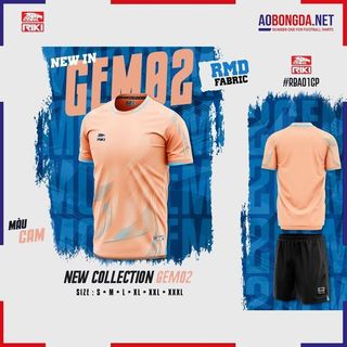 Bộ áo bóng đá không logo RiKi Gem 02 sẵn kho, giá tốt