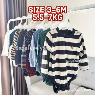 [SIZE 3-6M] Body chip dài tay BÉ TRAI Carters/ bodysuit cho bé trai xuất dư tay dài TDBT - bebefamilyshop