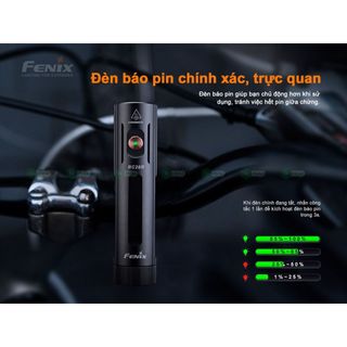 Đèn pin Fenix BC26R (1600 lumens) chiếu xa 169 mét