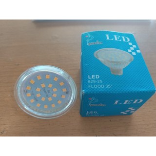 Bóng chén led chân ghim GU5.3 - 5W thủy tinh ánh sáng trắng, vàng