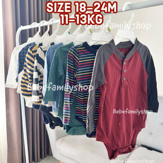 [SIZE 18-24M] Body chip dài tay BÉ TRAI Carters/ bodysuit cho bé xuất dư tay dài TDBT - bebefamilyshop
