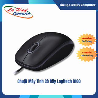 Chuột Có Dây Logitech B100 Chính Hãng