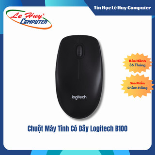 Chuột có dây logitech b100 chính hãng