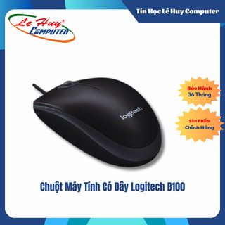 Chuột Có Dây Logitech B100 Chính Hãng