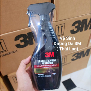 Chai xịt vệ sinh và dưỡng da ô tô 3m leather vinyl restorer 39040lt thái lan