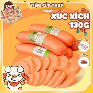 Xúc Xích Khổng Lồ, Xúc Xích Heo Hun Khói 130G Xúc Xích Ăn Liền Thơm Ngon