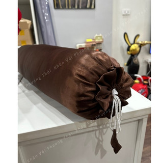 Gối kê chân spa, gối ôm spa lụa cao cấp dài 70cm