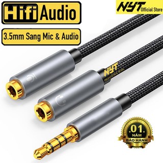 Cáp Chia Cổng 3.5mm Sang Mic Và Audio Cao Cấp Audio Hifi Bảo Hành 12T Đổi Mới