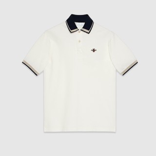 Áo Polo Nam BeeArt White Cotton Cá Sấu Cao Cấp - Đứng Form - Sang Trọng - Dễ Phối Đồ