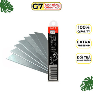 Hộp 10 lưỡi dao rọc giấy SDI, lưỡi dao rọc giấy to/nhỏ