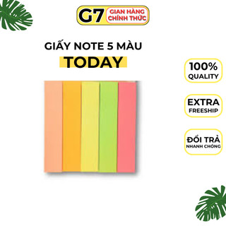Giấy note 4 màu/5 màu giấy ghi chú Today